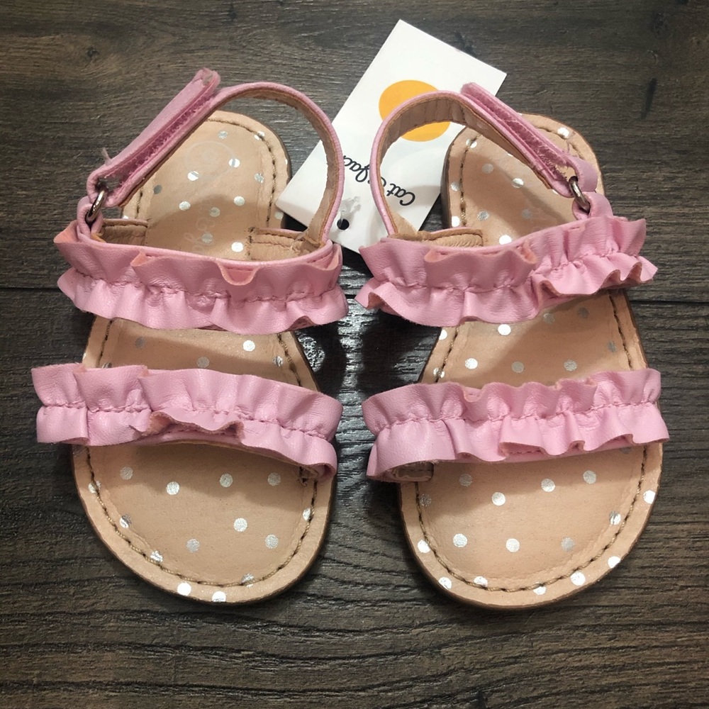 Cat & Jack toddler girls sandals, size 5! NWT!